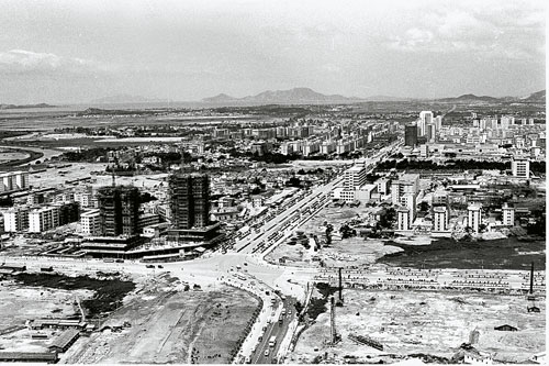 Shenzhen under construction. [Photographed in 1982] 